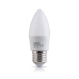 LED-pære E27 C37 6W 3000K 480 lm