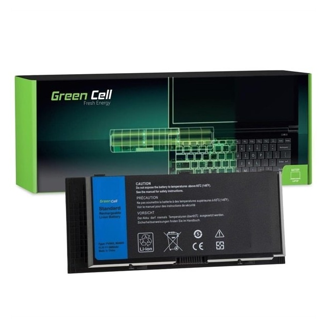 Laptopbatteri til Dell Precision M4600 M4700 M4800 M6600 M6700 / 11,1V 6600mAh