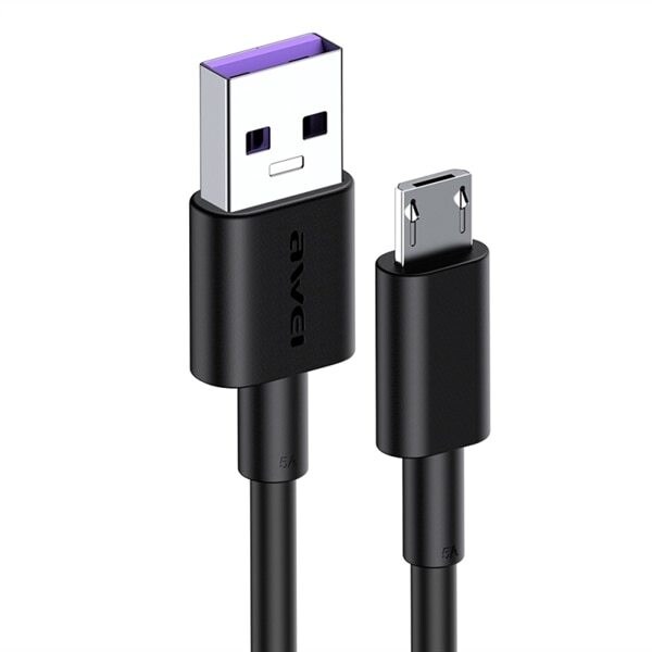 USB til Micro-USB Fast Charge USB-Kabel 1m | Elgiganten