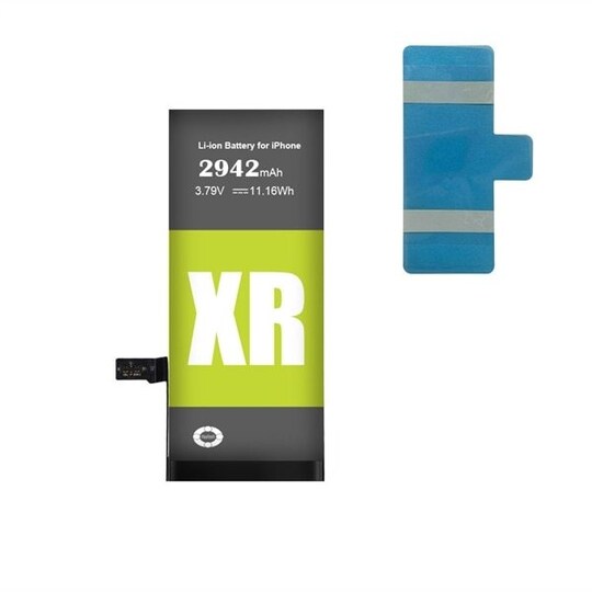Oh-Box Batteri til iPhone XR med Batteritape | Elgiganten