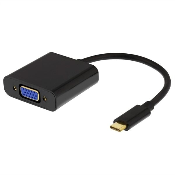 Deltaco USB-C til VGA adapter | Elgiganten