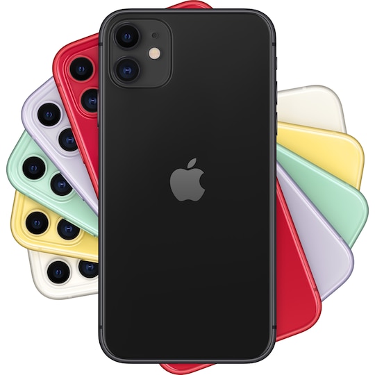 iPhone 11 smartphone 64 GB (sort) | Elgiganten