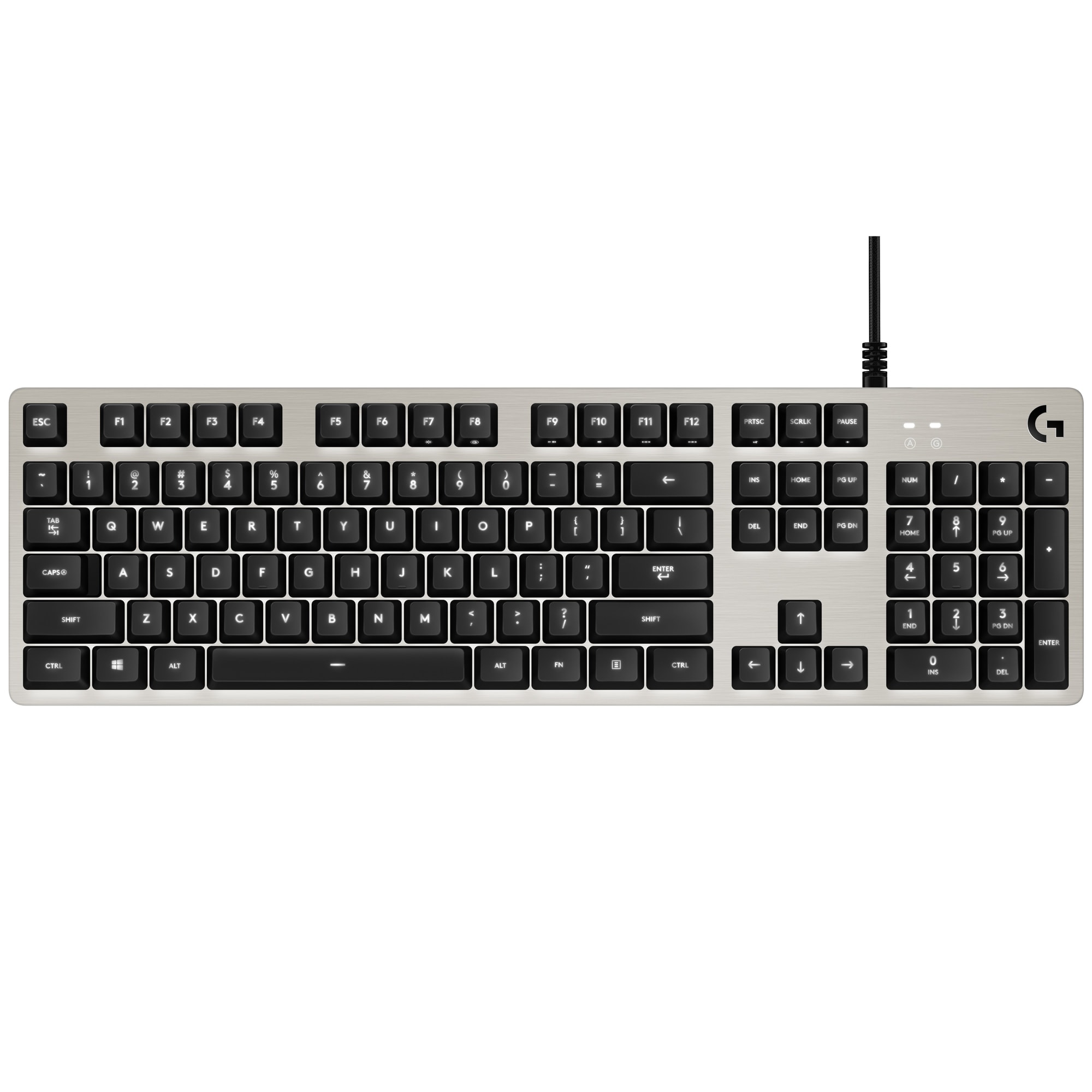 Logitech G413 gaming tastatur - sølv | Elgiganten