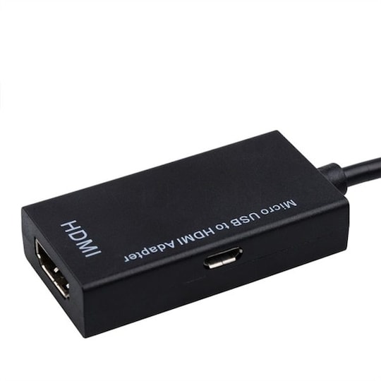 Micro-USB til HDMI Adapter MHL HDTV Samsung / Sony / Huawei | Elgiganten