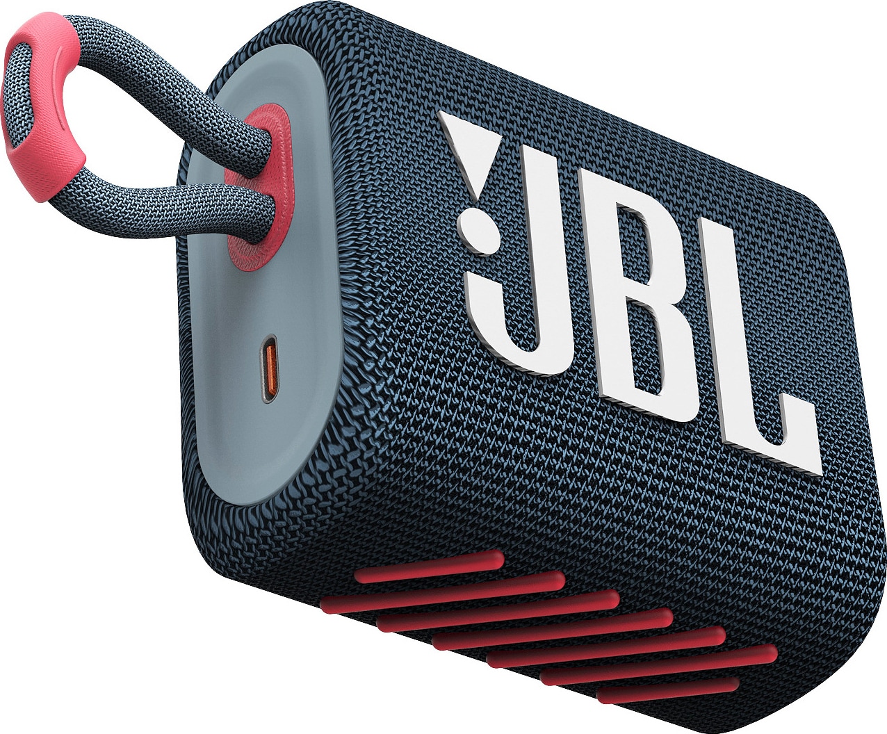 JBL GO 3 bærbar trådløs højttaler (blå koral) | Elgiganten