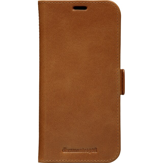 Dbramante1928 Copenhagen Slim cover med pung til iPhone 12/12 Pro (tan)