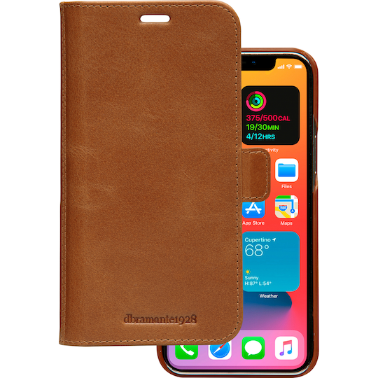 Dbramante1928 Lynge cover med pung til iPhone 12/12 Pro (tan)