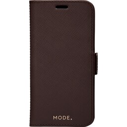 Dbramante1928 Milano cover med pung til iPhone 12/12 Pro (dark chocolate)