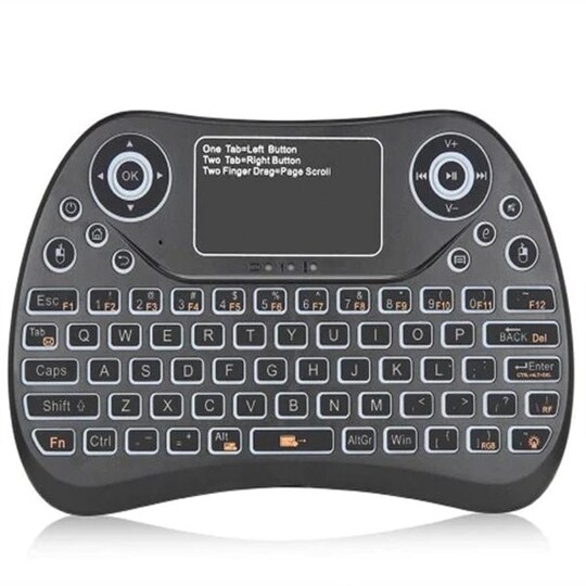 Mini Trådløst tastatur til Smart-TV / Smartphones - lys | Elgiganten