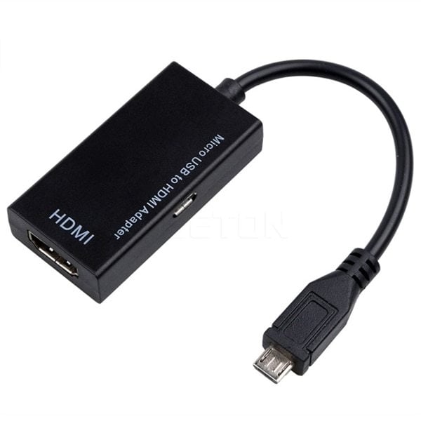 Micro-USB til HDMI Adapter MHL HDTV Samsung / Sony / Huawei | Elgiganten