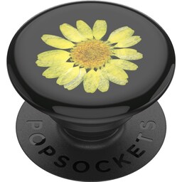Popsockets Premium greb t. mobilenheder (pressed flower yellow daisy)