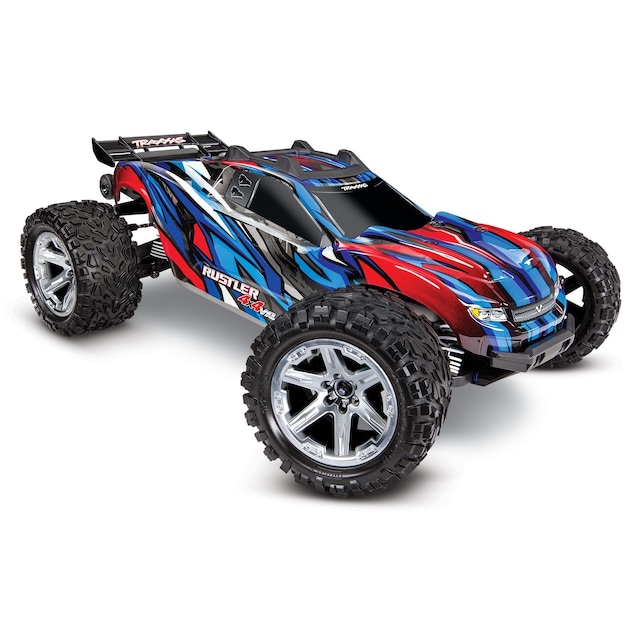 Traxxas Rustler 4x4 VXL RTR TQI TSM Blå