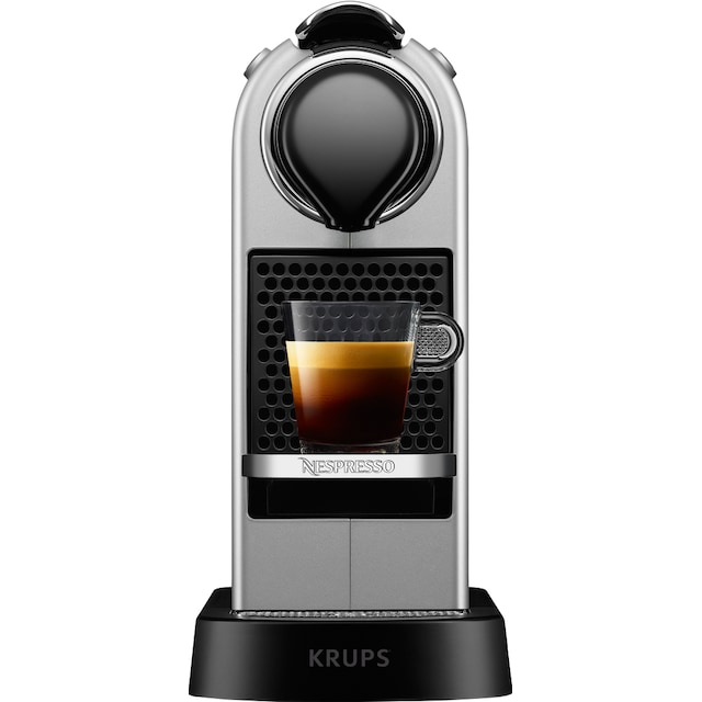 NESPRESSO® CitiZ kaffemaskine fra Krups, Silver