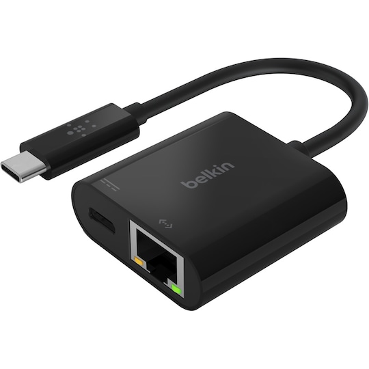 Belkin USB-C til Gigabit Ethernet adapter (sort) | Elgiganten
