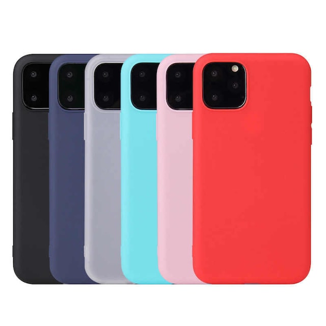 SKALO iPhone 11 Ultratynd TPU-skal - Turkis