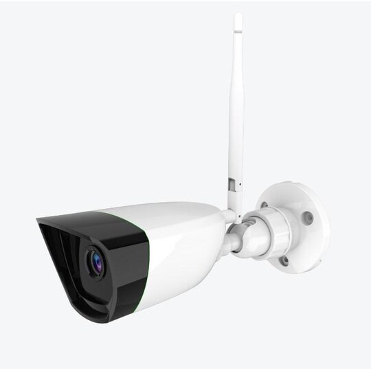 Overvågningskamera til udendørs brug Full HD Hvid | Elgiganten