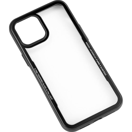 Gear glas-cover til iPhone 12 Pro Max (sort) | Elgiganten
