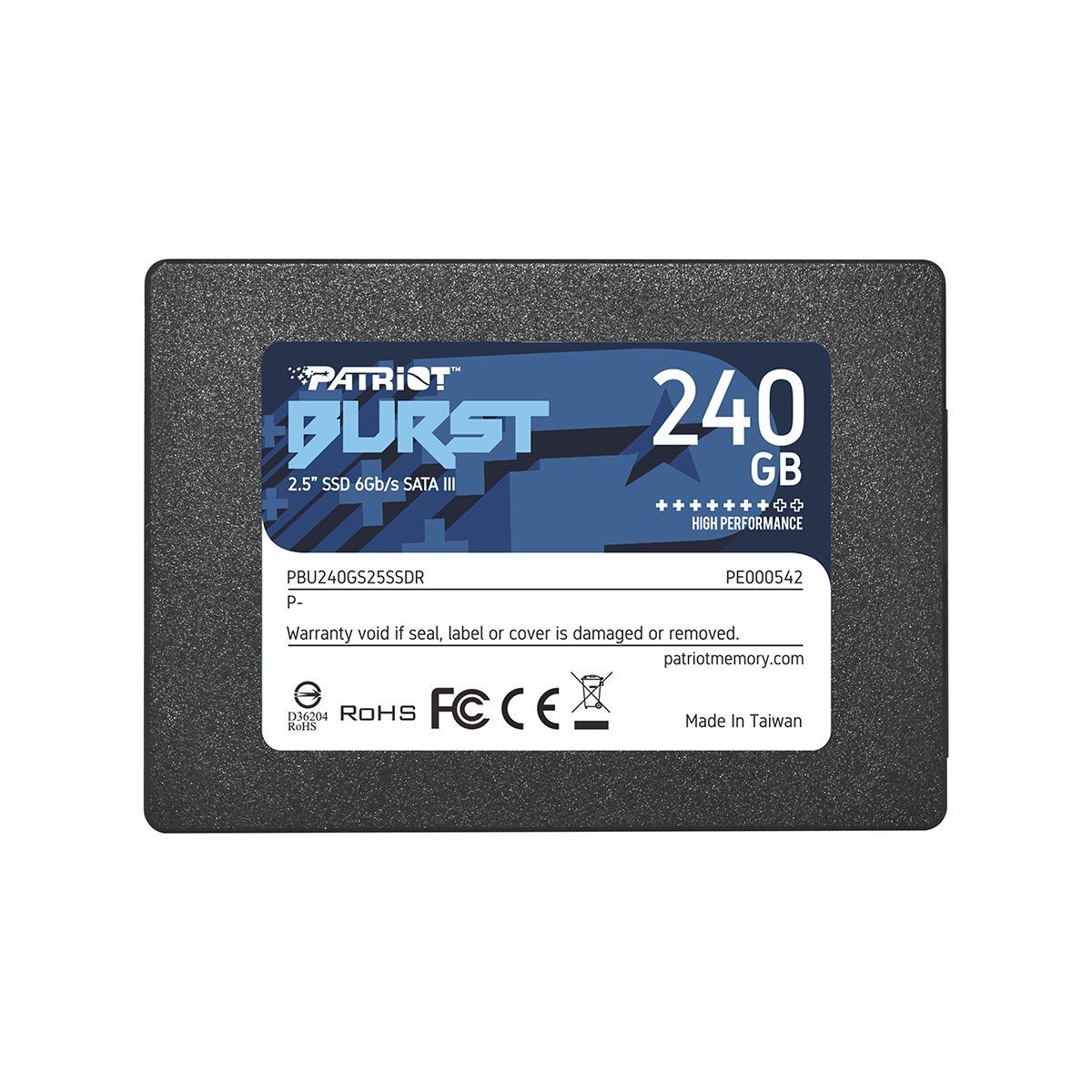 Ssd patriot burst 240gb обзор