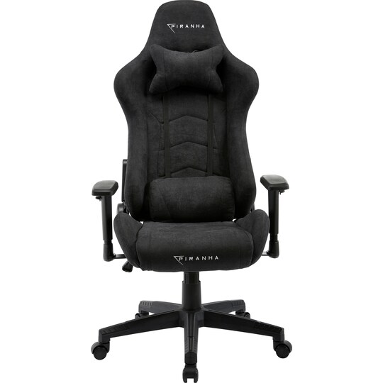 Piranha Bite Cloth Edition gaming stol (stof) - mørkegrå