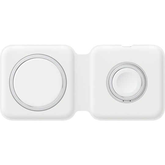 Apple MagSafe duo trådløs oplader (hvid) | Elgiganten
