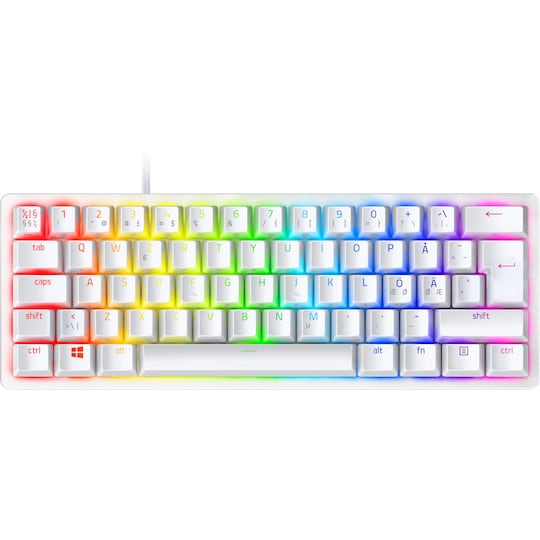 Razer Huntsman Mini gaming tastatur (hvid) | Elgiganten
