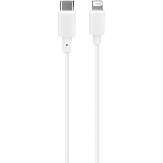 Sandstrøm USB-C til Lightning kabel 3m (hvid) | Elgiganten