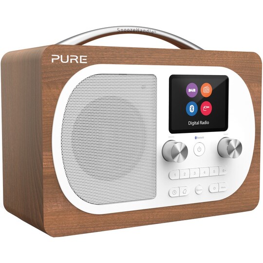 Pure Evoke H4 DAB+/FM radio - valnød | Elgiganten