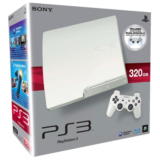 Playstation 3 320GB White | Elgiganten