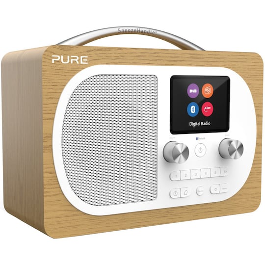 Pure Evoke H4 DAB+/FM radio - oak | Elgiganten