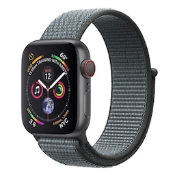 Apple Watch 4 (40mm) Nylon armbånd - Stormgrå