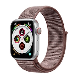 Apple Watch 5 (40mm) Nylon Armbånd - Smoke Mauve