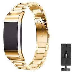 Rustfrit stål armbånd FITBIT Charge 3 - guld