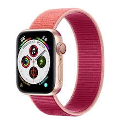 Apple Watch 5 (40mm) Nylon Armbånd - Pomegranate