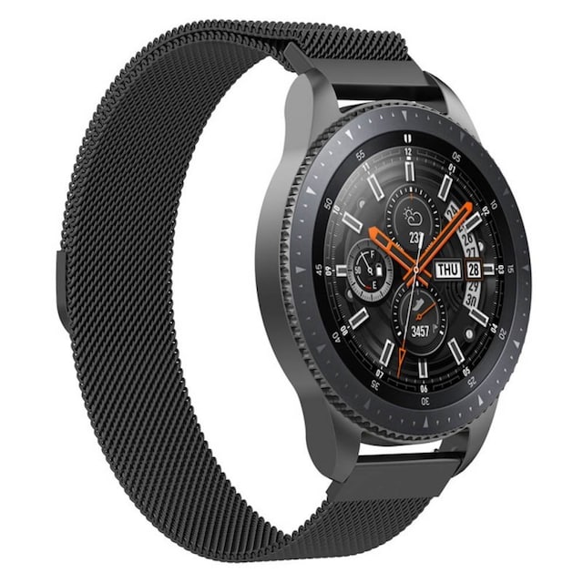 Milanese RSF stålarmbånd Samsung Galaxy Watch 46mm-Black