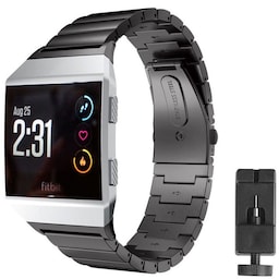 Armbånd Rustfri stål Fitbit Ionic - Sort