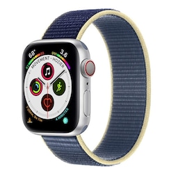 Apple Watch 5 (40mm) Nylon armbånd - Artic Ocean Blue