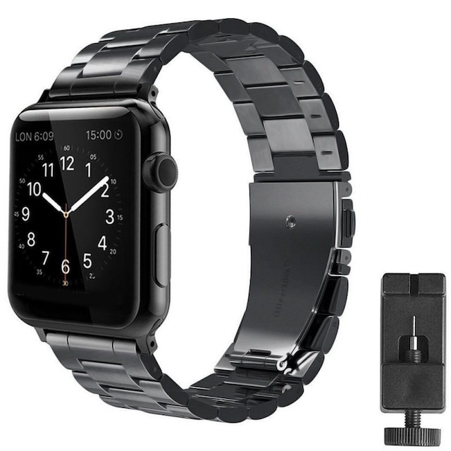 Armbånd Rustfrit stål Apple Watch 4 (40mm) - Sort