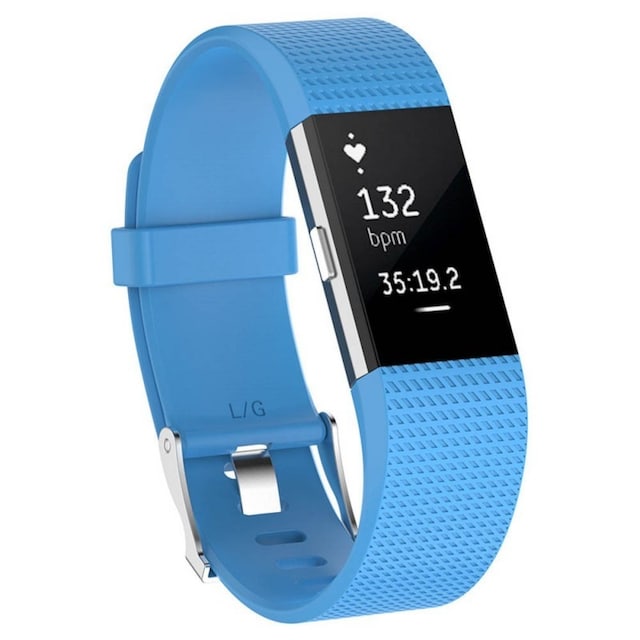 Sport Armbånd til Fitbit Charge 2 - Lys blå
