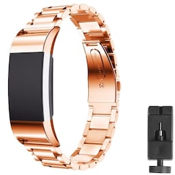 Rustfrit stål armbånd FITBIT Charge 3 - Rosè