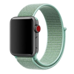 Apple Watch 4 (44mm) Nylon armbånd - Marine Green