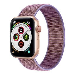 Apple Watch 5 (44mm) Nylon Armbånd - Lilac