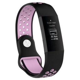 EBN Sport Armbånd Fitbit Charge 3 - Sort / Pink