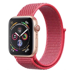 Apple Watch 4 (44mm) Nylon armbånd - Hibiscus