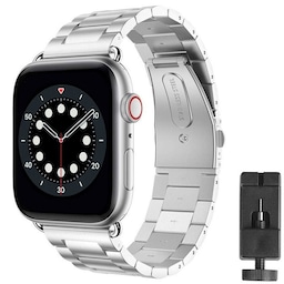 Armbånd Rustfrit stål Apple Watch 6 (44mm) - Sølv