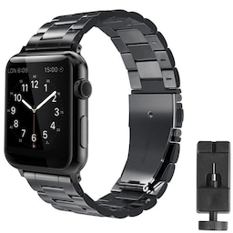 Armbånd rustfrit stål Apple Watch 38mm (sort)