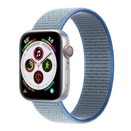 Apple Watch 5 (40mm) Nylon armbånd - Tahoe Blue