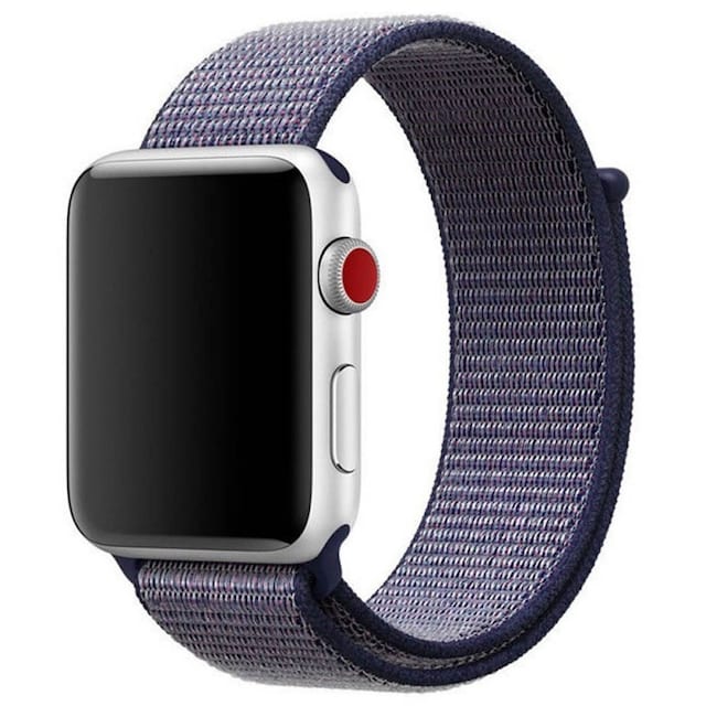 Apple Watch 42mm Nylon armbånd - Midnight Blue