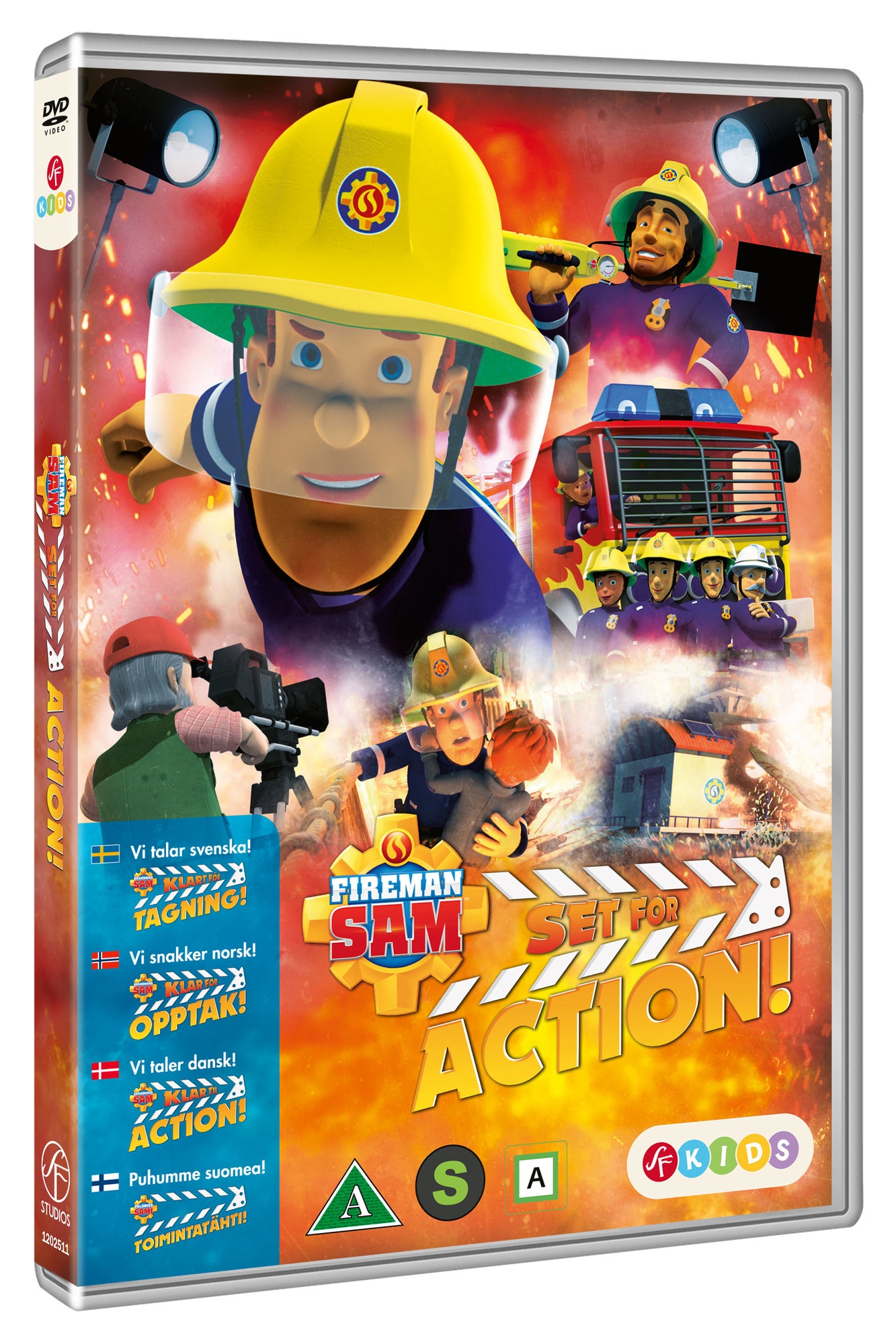 FIREMAN SAM: SET FOR ACTION! (DVD) | Elgiganten