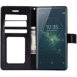 Wallet 3-kort til Sony Xperia XZ2 Compact (H8324)  - sort