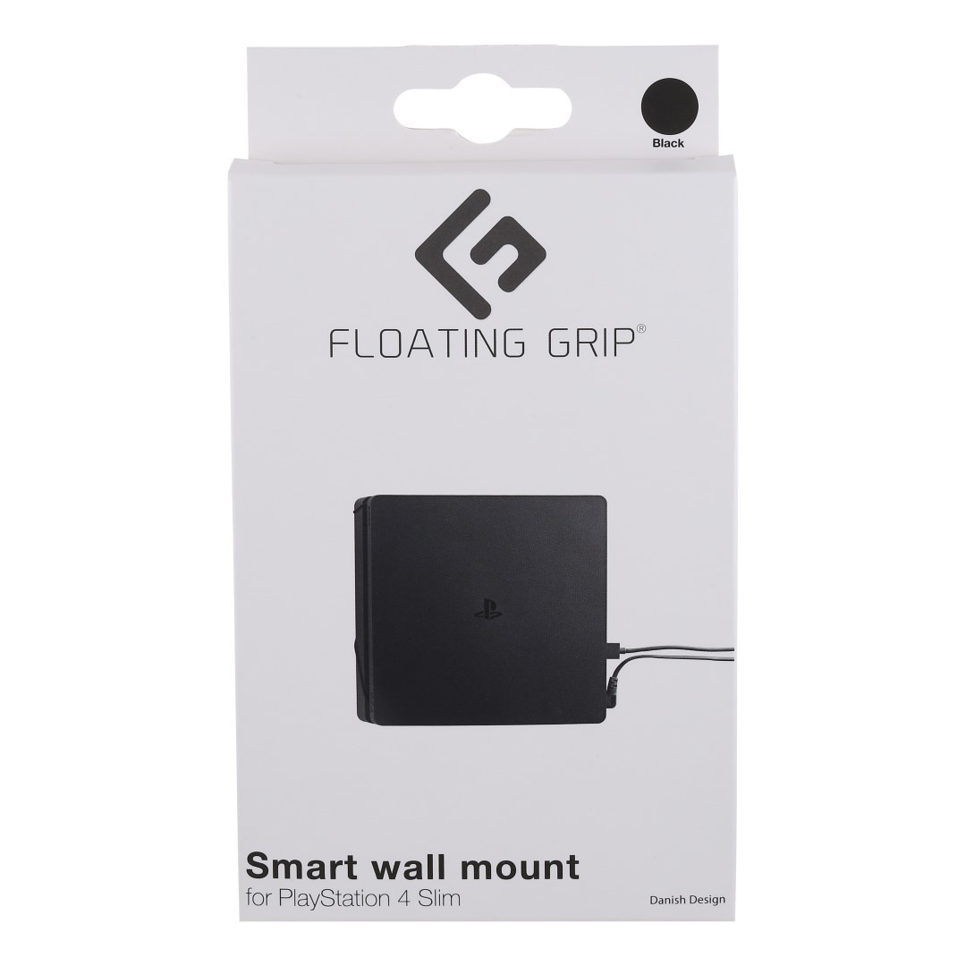 Floating Grip vægbeslag til PS4 Slim konsol (sort) | Elgiganten